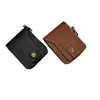 Nueva cartera transfronteriza para hombre, cartera corta con cremallera, monedero, diseño de hebilla de cobre, carteras de poliéster resistente al desgaste.