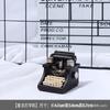 Câmera de Piano Fonógrafo Retrô Mini Enfeites de Resina Decoração para Casa Sala de Estar Armário de Vinho Adereços de Fotografia Enfeites