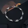 Pulsera de acero de titanio transfronteriza, no se decolora, estilo cubano para hombre, moda de nicho, accesorio versátil, diseño simple y elegante para mujer