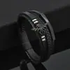 Venda quente transfronteiriça pulseira lateral de aço inoxidável e couro Xiaomi pulseira de pulso joias de galvanoplastia a vácuo masculina fabricante atacado