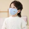 Mascarillas Infantiles Algodón Otoño e Invierno Protección Exterior contra el Frío y Calidez Engrosadas para Bebés Niños Niñas Protección Facial Linda Transpirables Mascarillas de Dibujos Animados