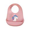 Babero para Bebé Impermeable de Silicona para Complemento Alimenticio Bolsa para Arroz Súper Suave Babero Portátil para Bebé Niños Artículo a Prueba de Aceite y Suciedad