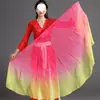 Novos Produtos Voam para a Primavera Leque de Cartilagem Adereços de Palco Cor Degradê Abertura Chiffon Clássico Espinha de Peixe Performance