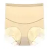 Pantaletas de control de abdomen de cintura alta para mujer, levanta glúteos, sin costuras, entrepierna de algodón puro, moldeadoras postparto, shorts de encaje moldeadores para mujer