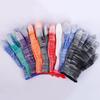 Guantes de trabajo de fábrica con revestimiento de dedos de PU, fibra de carbono, antiestáticos, antipolvo, transpirables, antideslizantes y con inmersión en agua.