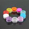 Caja Redonda de Plástico de 5g Muestra de Prueba de Crema Crema Cosmética de 3ml Material de Empaque para Botella de Sombra de Ojos Disponible en Stock