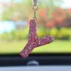 Colgante para Coche con Forma de Oso de Amor de Arcilla Amazon Transfronterizo, Colgante para Interior de Coche, Colgante de Letra de Alta Gama para Mujeres