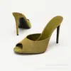 Sandalias de Tacón Alto Peep-Toe de Moda de 10 cm, Tacones Altos de Charol Elegantes y de Lujo Ligero para Mujer, Versátiles para el Uso Diario, Tacones Altos Finos, Transfronterizo