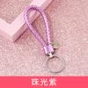 Goteo diy hecho a mano cuero cuerda tejida llavero joyería colgante regalo casero coche personalidad bolsa de material