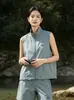 Chaleco Sin Mangas Impermeable de Secado Rápido con Bordado de Letras para Hombre Verano Nuevo Deportes al Aire Libre Chaleco Sin Mangas con Cuello Alto y Cremallera para Mujer