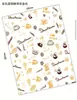 Papel Desechable para Hamburguesas, Papel Resistente a la Grasa, Papel para Rollos de Pollo, Papel tipo Periódico para Sándwiches, Papel Inglés, Papel para Bolas de Arroz con Algas, Papel para Hamburguesas de Res