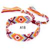 Pulseras Tejidas de Venta Caliente Europeas y Americanas, Pulseras de Amistad Arcoíris Hechas a Mano Estilo Étnico Nepalí, Joyería al por Mayor