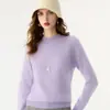 Nuevo Suéter de Cachemira para Mujer Otoño/Invierno 2026, Suéter de Punto Holgado Versátil con Cuello Alto y Mangas Raglán Engrosado