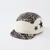 Boné de beisebol com estampa de leopardo para homens e mulheres, boné de proteção solar para esportes ao ar livre no verão
