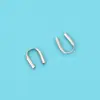 Plata de Ley S925 Hebilla en Forma de U Hebilla de Alambre Accesorios Pulsera DIY Hecha a Mano Collar Alambre de Acabado con Cuentas Fabricante de Hebillas de Alambre Venta al Por Mayor