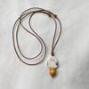 Primavera y Verano Nuevo Estilo Apilado Colorido Colgante de Flor Pequeña Cadena Clavícula Collar Colgante de Manzana Roja Lindo para Mujer Accesorios
