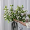 Nova Lila Branca Artificial Sete Li Xiang Comércio Exterior Casamento Decoração Suave Decoração de Casa Fábrica de Flores Artificiais Atacado