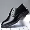 Zapatos de hombre Woodpecker, zapatos formales de negocios de cuero genuino, zapatos casuales para el trabajo que aumentan la altura con suela blanda para hombre, zapatos de boda estilo británico