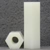 Columna de Nylon de Doble Paso, Columna Hexagonal de Nylon, Columna de Aislamiento, Columna de Soporte de Aislamiento de Plástico, Separador de Placa de PC, Espárrago M2/M2.5