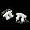 Partes de Reparación para Barra Inferior de Persianas Horizontales Clips/Tapas Finales para Cubrir Cordón Blanco 12 Piezas/20 Piezas por Paquete A Prueba de Polvo y Anti-Desprendimiento
