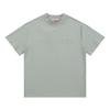 Camiseta de manga corta con cuello redondo para hombre y mujer, estilo informal, holgado, estilo High Street American ESSENTIALS