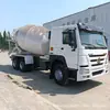 Tanque Mezclador de Concreto Sinotruk Howo Usado Exportado a África Camión Mezclador de Cemento Howo de 10 Ruedas Vehículo de Ingeniería