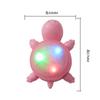 Luz Trasera de Tortuga de Dibujos Animados Bicicleta Sensor Inteligente Luz de Advertencia Luminosa de Larga Duración Equipo de Ciclismo Luz para Coche de Niños