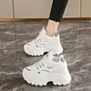 Zapatos Deportivos para Mujer con Altura Oculta 2026 Otoño Nuevos Zapatos Deportivos Versátiles Zapatos de Tacón Alto Solo Zapatos de Suela Gruesa para Mujeres Bajitas
