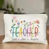 Bolsas de Lona com Zíper Exclusivas Amazon Cross-Border em Estoque, Necessaires de Lona, Bolsas de Lona com Zíper, Estojos