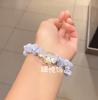 Nuevo Anillo para el Cabello Sanrio ins Cuerda para el Cabello de Dibujos Animados Intestino Delgado Verano Perro Canela Transparente Kulomi Dulces Accesorios para el Cabello para Mujeres
