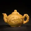 Adornos de Madera de Tuya Taihang Tallados a Mano, Piezas de Mango de Tetera Talladas a Mano, Decoraciones para Mesa de Té, Mascotas de Té