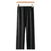 Pantalones Cortos Tejidos Finos de Verano para Mujeres de Mediana Edad y Mayores, Adecuados para Usar Afuera, Pantalones Sueltos y Transpirables para el Hogar para Madres
