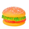 1 Pieza Juguetes para Perros Resistentes a Mordidas, Forma de Hamburguesa Chirriantes Juguetes para Masticar Limpieza Dental Suministros para Perros, Entrenamiento, Suministros para Mascotas