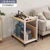 Carrinho de chá móvel para casa, mesa lateral para sofá, mesinha de centro pequena multicamadas, mesinha para ferver água, armazenamento de conjunto de chá, pequeno carrinho