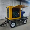 Bomba d'água a Diesel para Drenagem Urbana, Caminhão-Bomba Móvel para Prevenção de Enchentes e Resgate de Emergência, Bomba d'água para Irrigação Agrícola