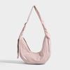 Estilo Preguiçoso Simples Cor Sólida Couro Macio Grande Capacidade Bolsa de Bolinho Alta Qualidade Casual Versátil Ombro Transversal Tote para o Dia a Dia