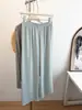 Pantalones Anchos de Gasa Ligeros, con Caída y Frescos para Mujer, Verano 2026, de Cintura Alta, Adelgazantes, Holgados, Casuales, Rectos, Cortos para Mujer