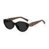 Gafas de Sol de Nuevo Estilo para Hombre, de Alta Gama, Atractivas Ojo de Gato Retro de Montura Pequeña Polarizadas Anti-UV para Miopía para Mujer