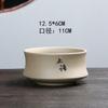 Vaso de flor de cerâmica grossa de areia roxa para interior, vaso pequeno criativo e simples para bonsai, especial para atacado