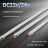 Tubo de Lâmpada LED 12V 5730 Barra de Luz Rígida com Canal de Alumínio 12V24V Barra de Luz para Geladeira Luz para Equipamento de Elevador Compatível com Multivoltagem