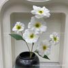 Simulação de jardim Monet branco, material para flores de auditório de casamento, plantio de flores de casamento, arte de flores Mori, chumbo de estrada, flores decorativas