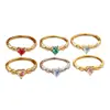 Anel de Pedra da Lua Fashion de Luxo Leve para Mulheres, Estilo Ins de Luxo Leve, Design de Nicho, Anel Aberto Exquisito Elegante