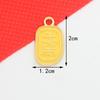Accesorios de Joyería DIY Año Nuevo Estilo Chino Placa con Lenguaje de Saludo Colgante de Aleación Marcapáginas Festivo Estilo Chino Llavero