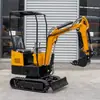 Ht10 Exportado a Estados Unidos Excavadora Pequeña para el Hogar 1000kg Máquina de Gancho Precio Accesorios para Excavadora Fabricante