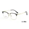 Armazón de Gafas para Cejas Casual Fresco y Atractivo Marco de Titanio Patas de Titanio al Vacío IP para Caras Grandes Sin Pellizcar Gafas al por Mayor Danyang