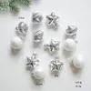 Bola de cristal para decoración navideña, bola de forma especial, bola para decoración de árbol de Navidad, paquete de accesorios para fotos de árbol de Navidad