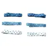 Accesorios Azules de Lunares Dulces con Lazos, Calcetines, Accesorios para Mascotas, Bolsas, Muñecas, Fundas para Teléfonos, Materiales de Empaque