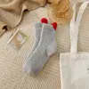 Calcetines para Dormir de Otoño e Invierno, Calcetines Gruesos de Coral Fleece, Calcetines Cálidos de Toalla, Calcetines Gruesos Navideños de Dibujos Animados, Calcetines para Dormir