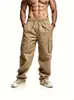 Pantalones de trabajo lisos para hombre de nueva temporada primavera-otoño, pantalones largos casuales con bolsillos, diseño de pierna recta moderno y cómodo, venta al por mayor
