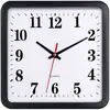 Reloj para Sala de Estar, Decoración de Pared para el Hogar, Habitación Infantil, Dormitorio, Reloj de Pared Rectangular de Cuarzo, Elegante y Sencillo